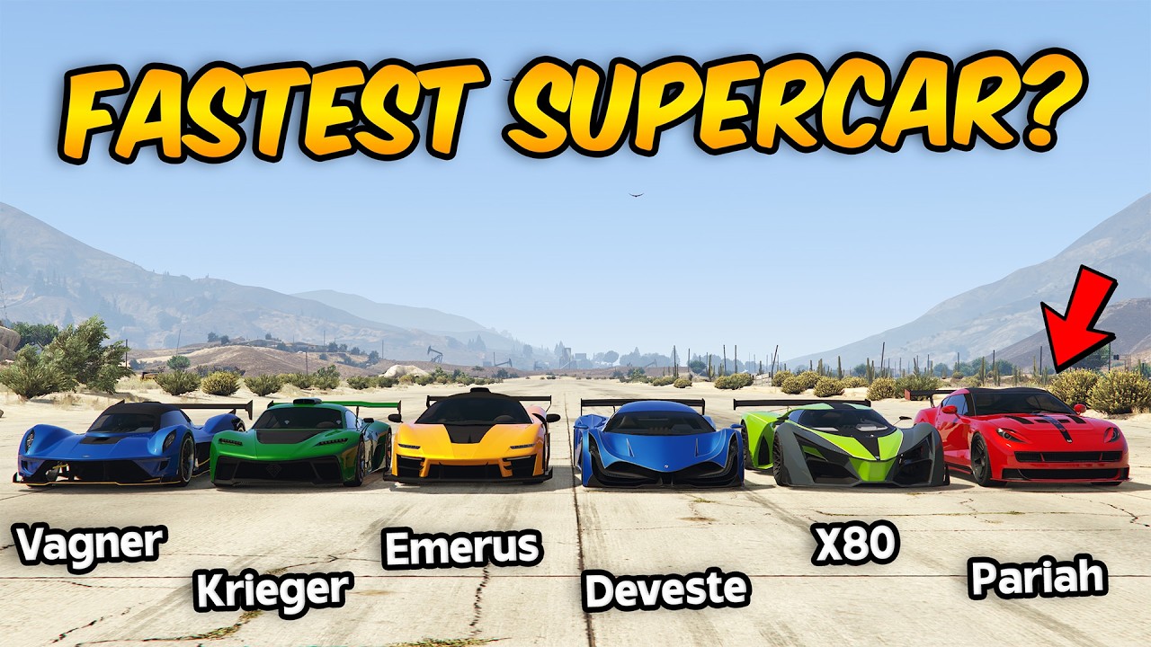 GTA 5 ONLINE - TEZERACT VS DEVESTE VS X80 PROTO VS PARIAH VS CYCLONE VS KRIEGER VS VAGNER VS EMERUS