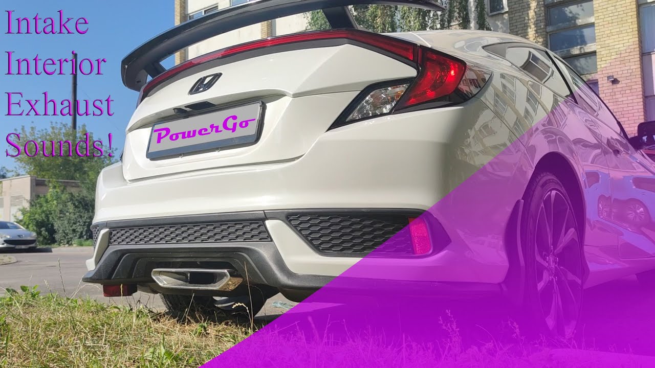 Honda Civic 10th Gen Short Ram Intake, Exhaust and Interior Sounds!