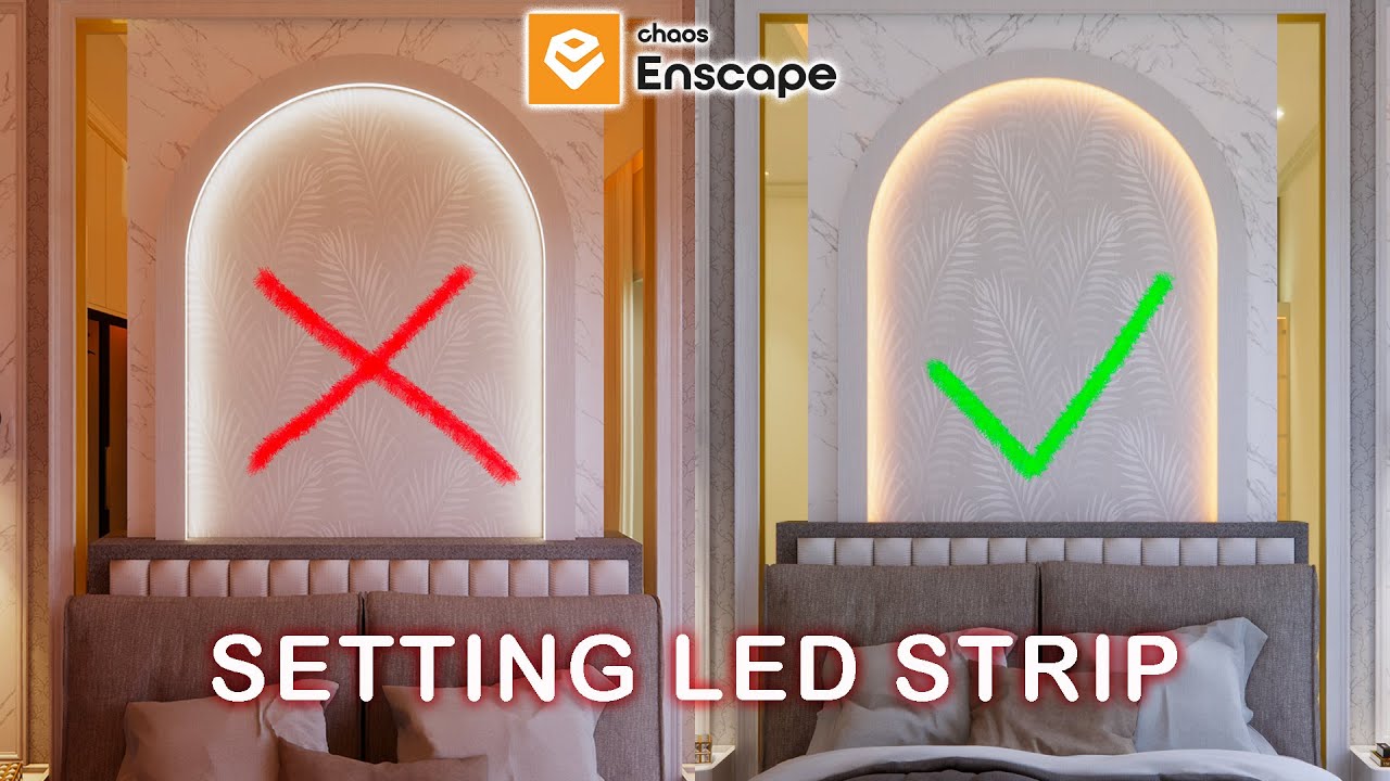 SETTING LED STRIP ENSCAPE