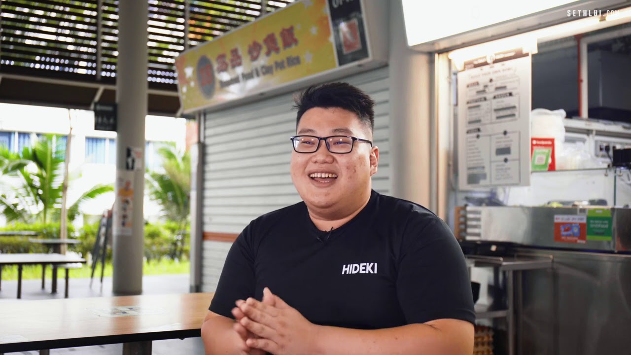 Hawker serving Japanese Cai Png (Mixed Rice): Hideki - Food Stories