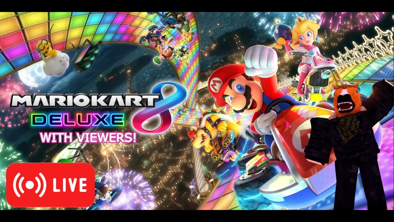 LIVE | Mario Kart 8 Deluxe WITH VIEWERS!