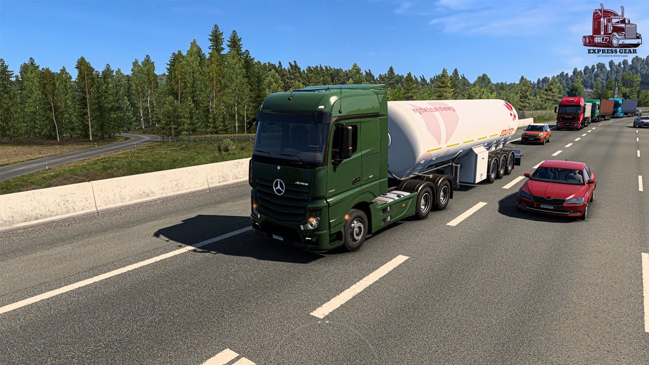 Epic Delivery Challenge with Mercedes Actros in Euro Truck Simulator 2 #ETS2 1.50
