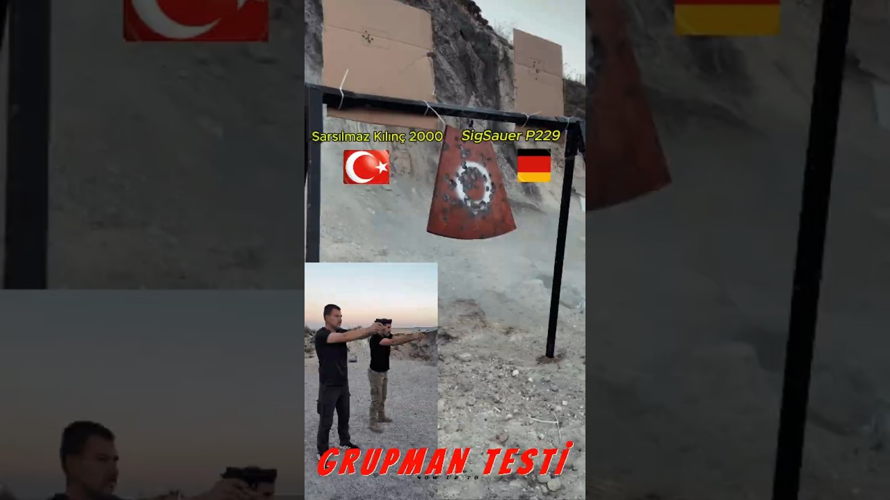 Grupman Testi SigSauer vs Sarsılmaz  #target #sigsauerp229 #sarsılmaz #groupmantest #gungun  #waffel