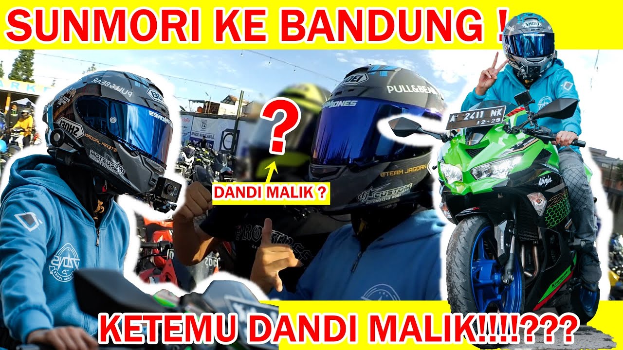 SUNMORI NIAT KETEMU DANDIMALIK MAKE ZX25R ! EH TIBA TIBA BERUJUNG BEGINI DI BANDUNG ! #527