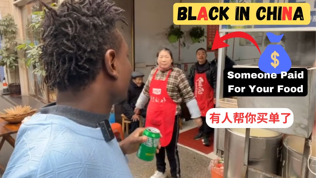 how Chinese treat Black People in China when you Speak their Language Chinese man pay for me