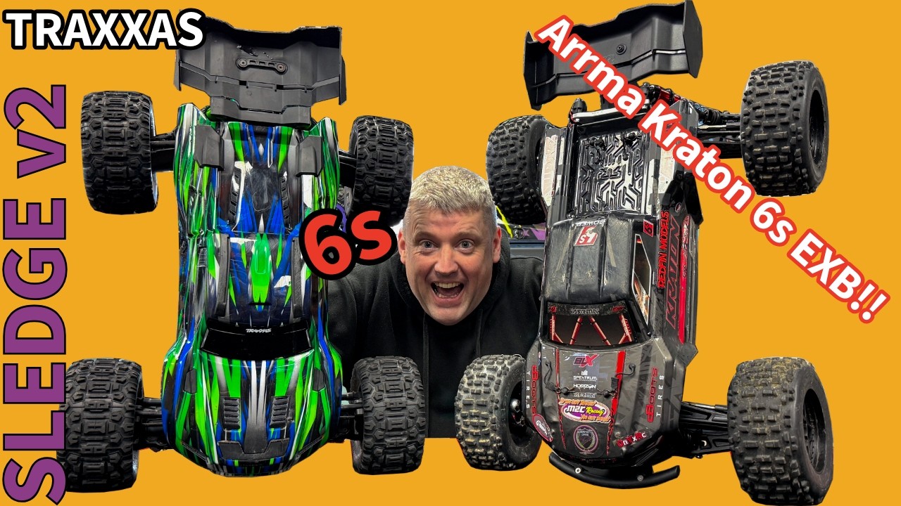 Arrma Kraton 6s EXB против Traxxas Sledge v2!! Что такое King?