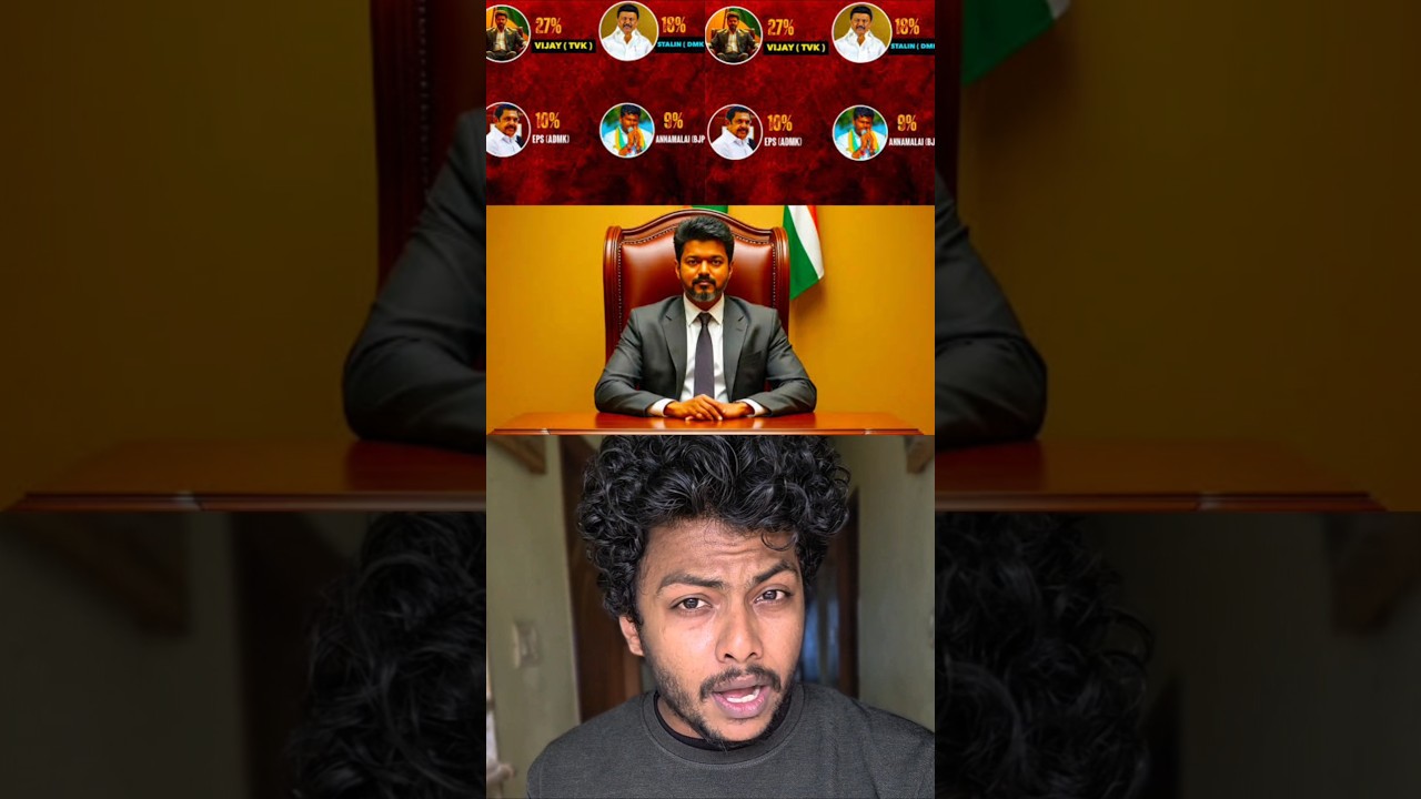 Which MLA constituency Vijay will contest from, and how many votes he might get. Using ML #tvk #ai