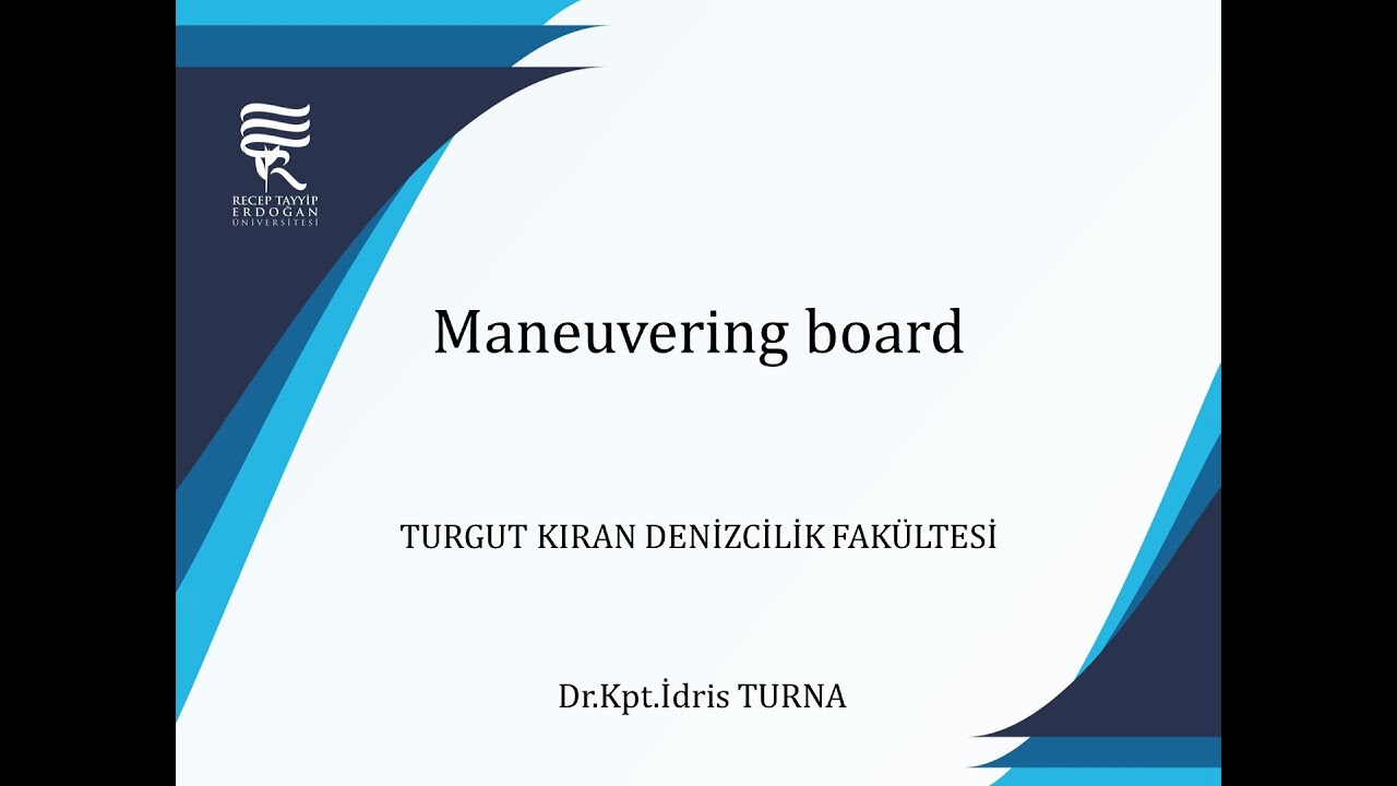 Maneuvering board, Manevra levhası