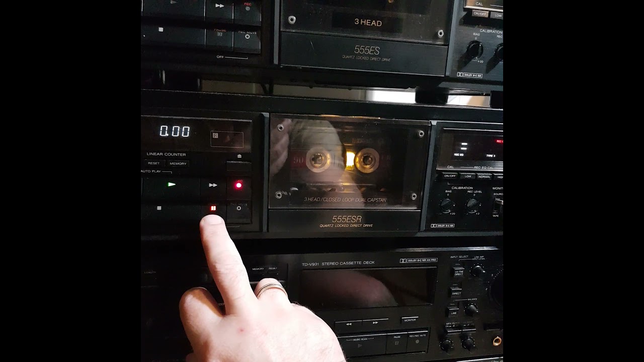 Калибровка и запись на Sony tc-k 555ESR