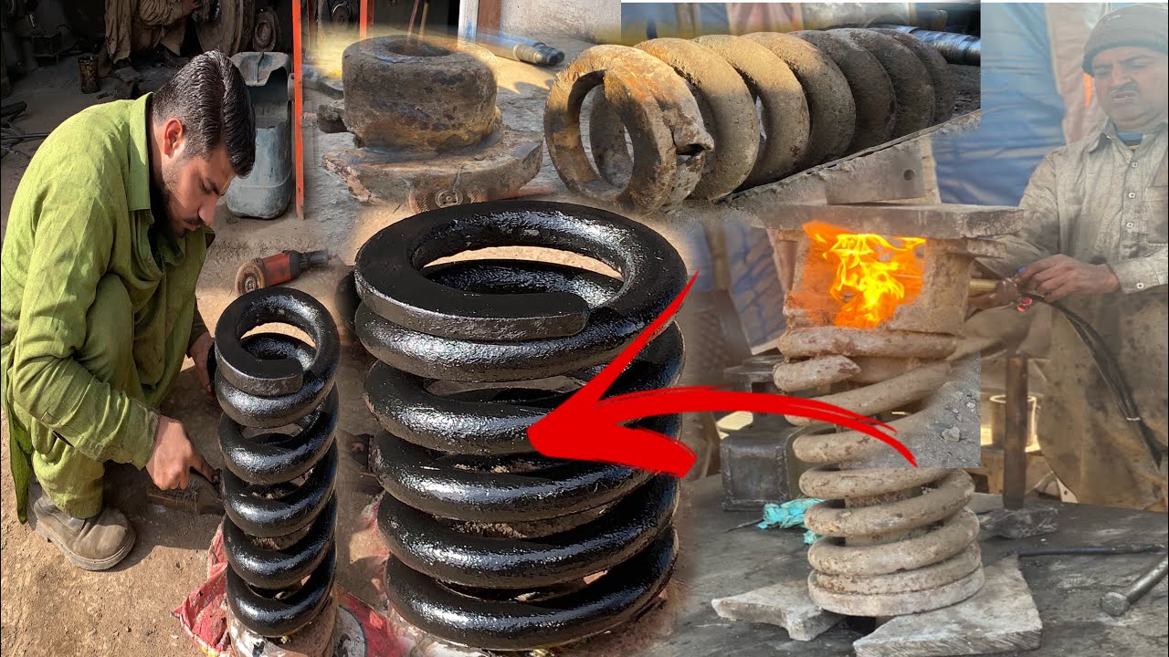Caterpillar Catt320c Excavator Track Adjuster Recoil Spring Repair || How to repair Excavator spring