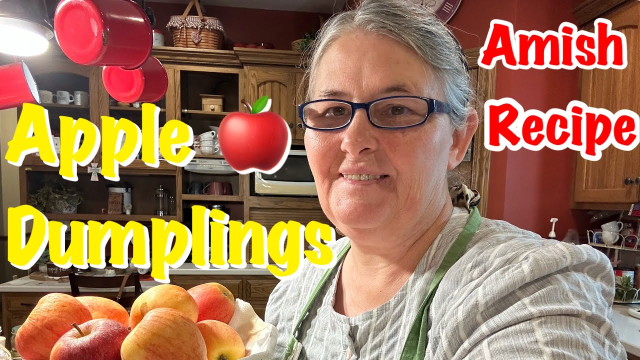 Рецепт амишей | Домашние яблочные 🍎 клецки 🥟 | Знаменитый рецепт в комплекте | Кухня Бекки ❤️🥰 | ...