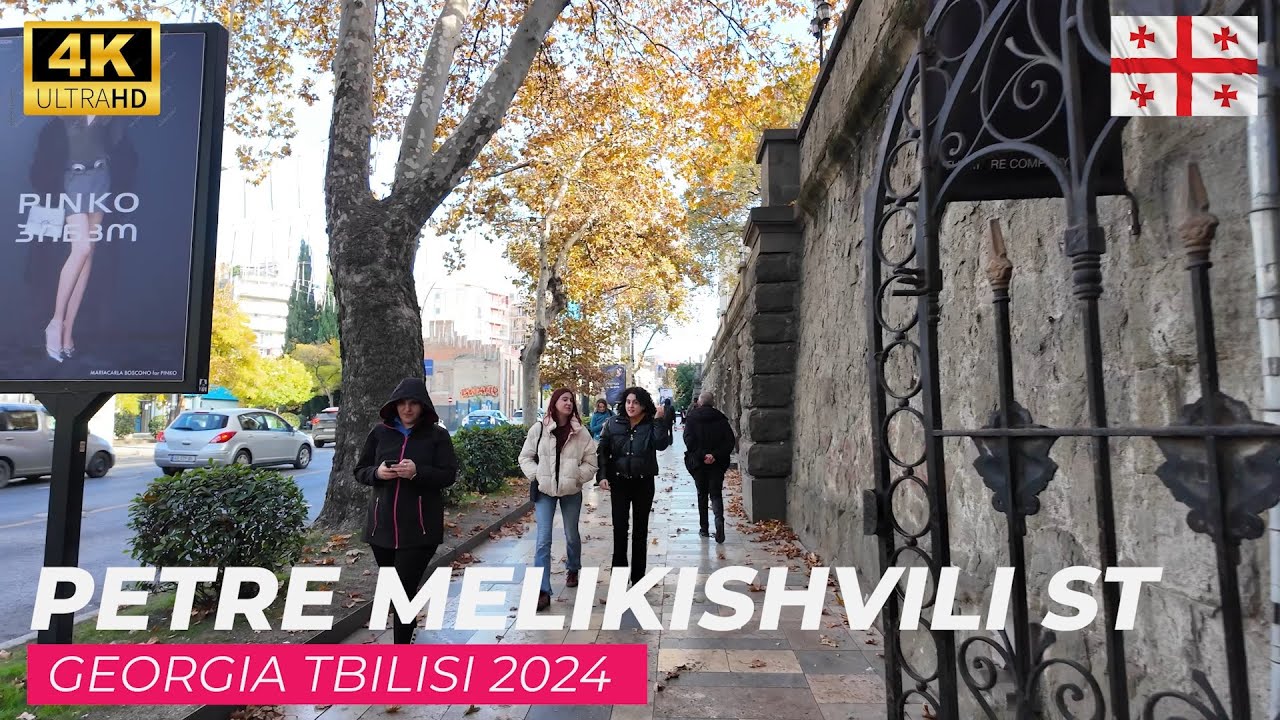 【4K】Tbilisi,Georgia Walking Tour in Petre Melikishvili St 2024