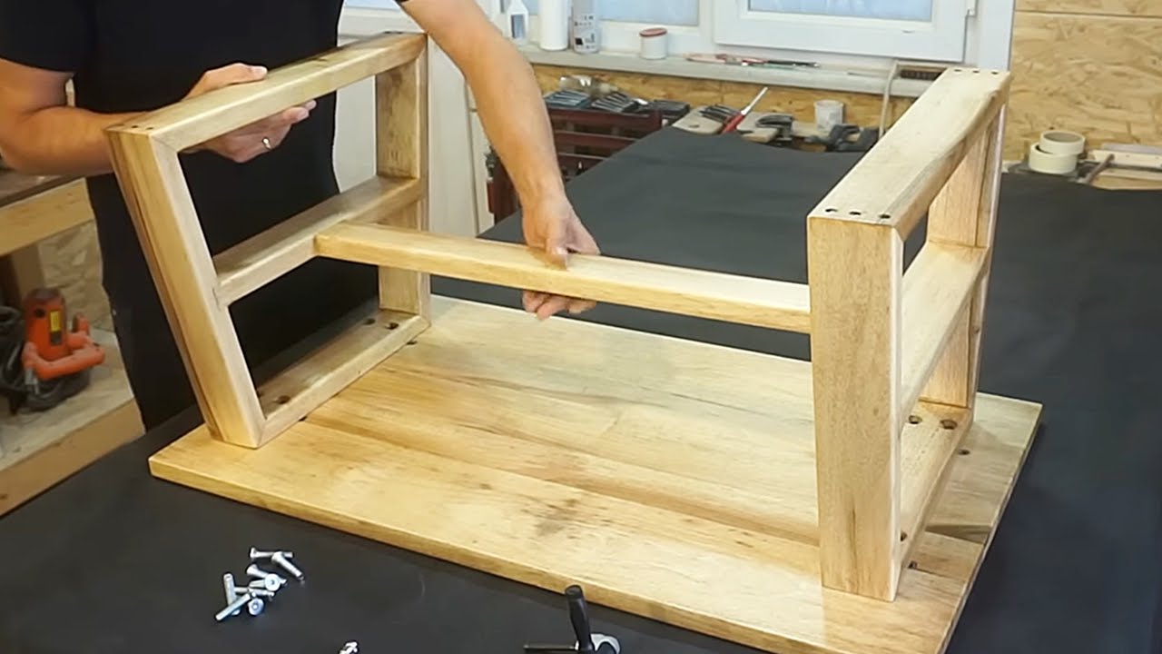 Making a Small Coffee Table from Walnut Wood