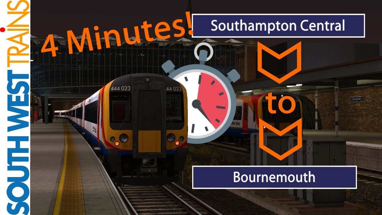 (Train Sim) Southampton to Bournemouth in 4 Minutes (SWML)