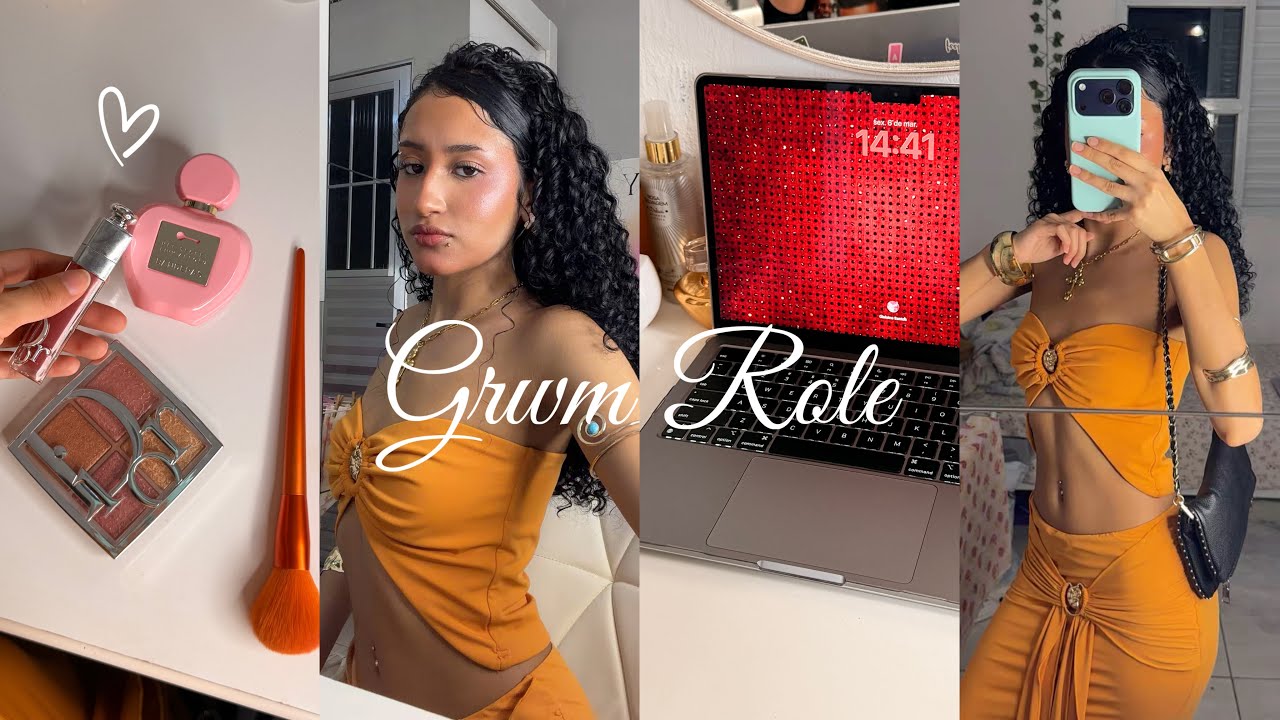 arrume se comigo para o ROLE de sabado: cabelo, maquiagem & look🍓⭐️