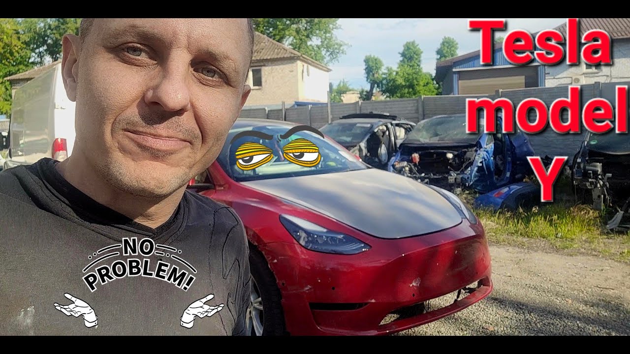 Tesla model Y Подтяжка переднего лонжерона . Геометрия по лонжеронам. Устранение малых ударов.