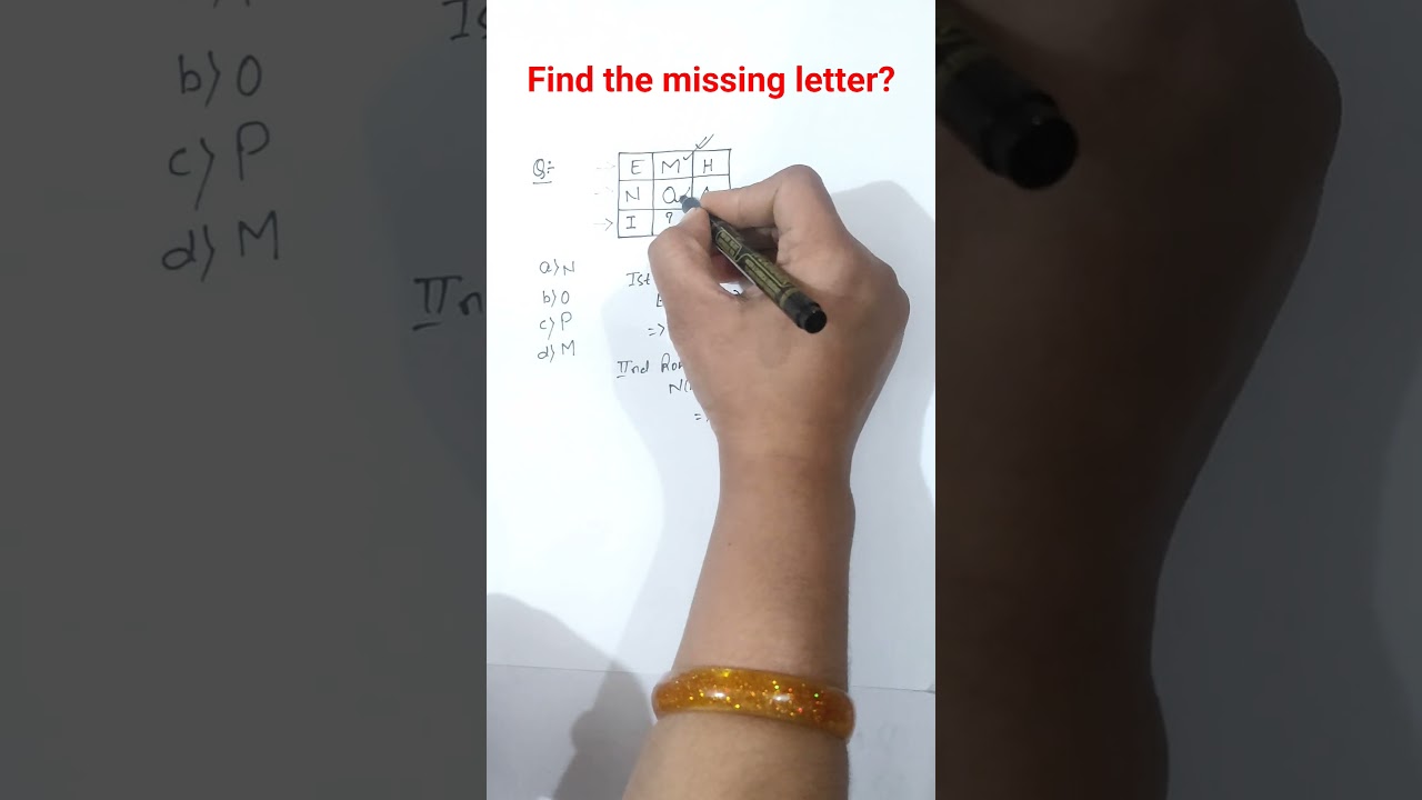 missing letter 