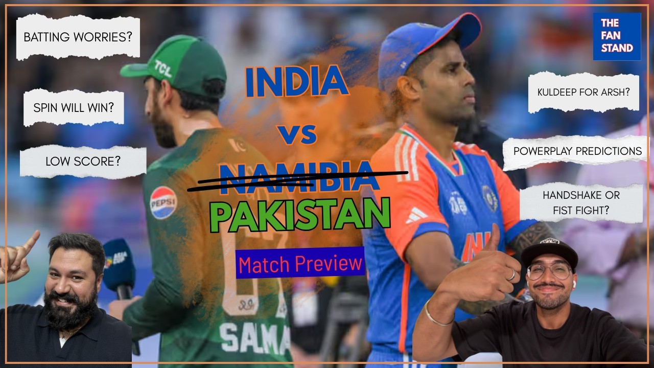 India vs Pakistan Preview + India vs Namibia Match Review | Probable XI, Pitch Report & Predictions