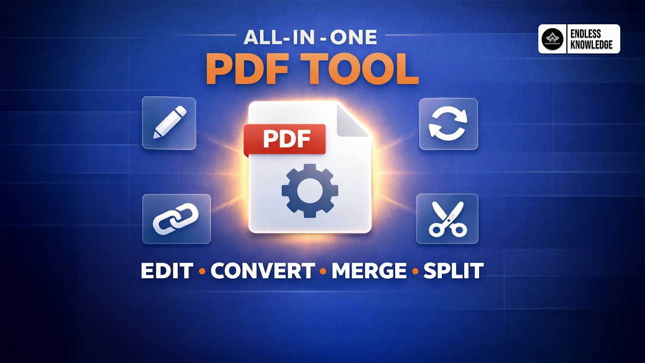 How to Edit, Convert, Merge and Split PDF Document