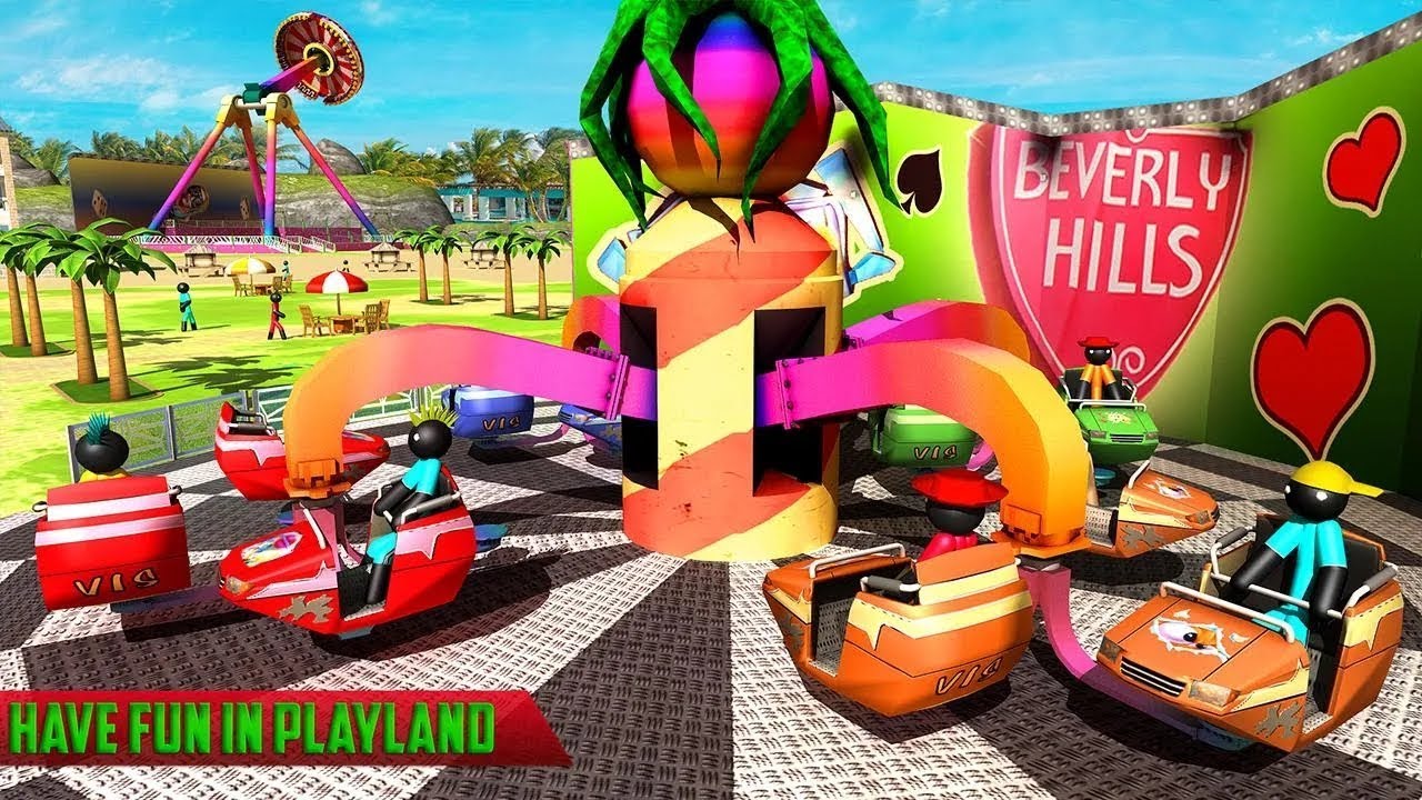 Water Slide Stickman Fun Park - Gameplay Trailer (Android Game)