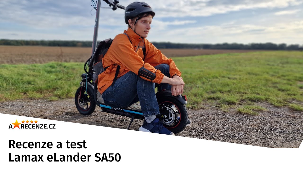 Test elektrické koloběžky Lamax eLander SA50 – Super kousek v terénu i ve městě
