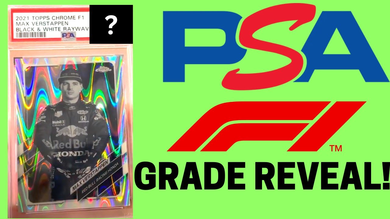GRADING MY TOP F1 CARDS!! PSA GRADING REVEAL!!