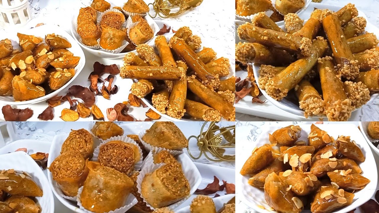 بلا قلي وبلا لوز ‼️ أروع معسلات ممكن توجدي 🌛 سيكار وبريوات وبقلاوة بالكاوكاو في الفرن 👌 رائعين ولذاذ