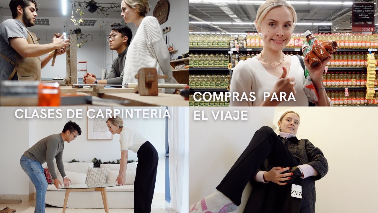 COMPRAS PARA EUROPA ✈️ + CARPINTERÍA CON MI ESPOSO ❤️
