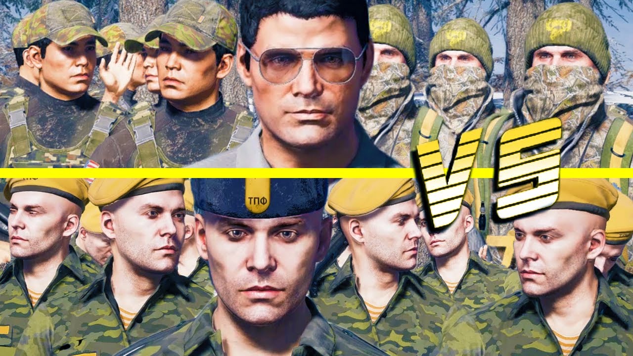 Far Cry 5 - Russian Army VS U.S. Army - Massive Scale NPC War!