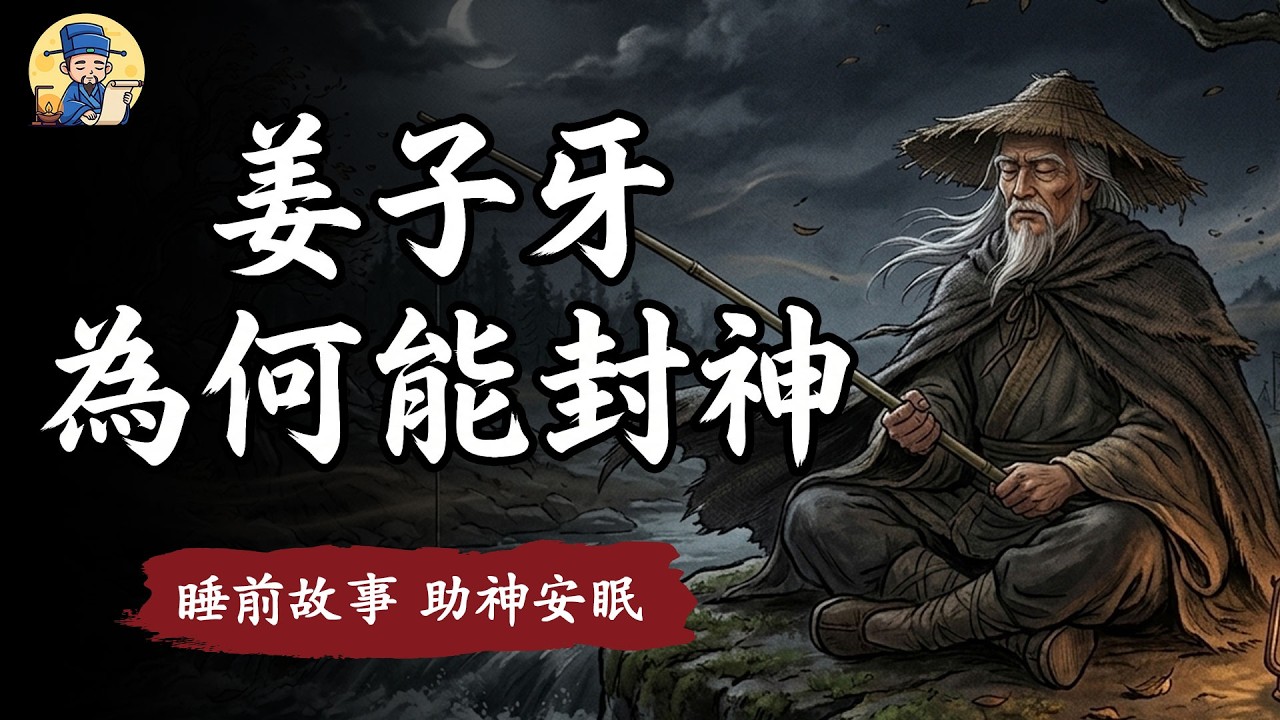 70歲窮光蛋為何能封神？大器晚成的薑子牙，靠著隱忍如何撐死所有對手？ ｜睡前故事，安神助眠