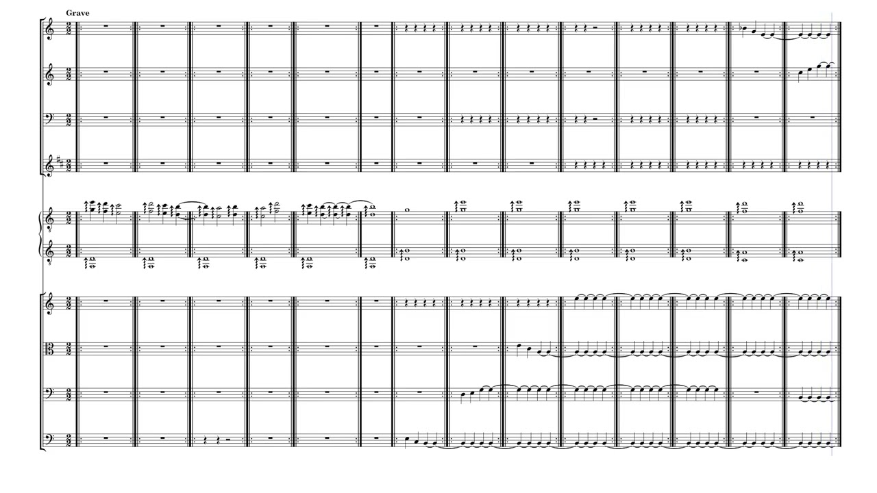 Sinfonia n.5,  Final,  música de Robert Haeberlin