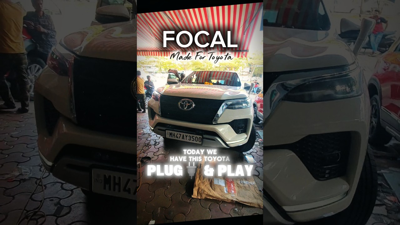 Fortuner Audio Upgrade 🔊🔥| Focal Plug & Play Audio|Focal|Car audio #fortuner #car #caraudio #toyota