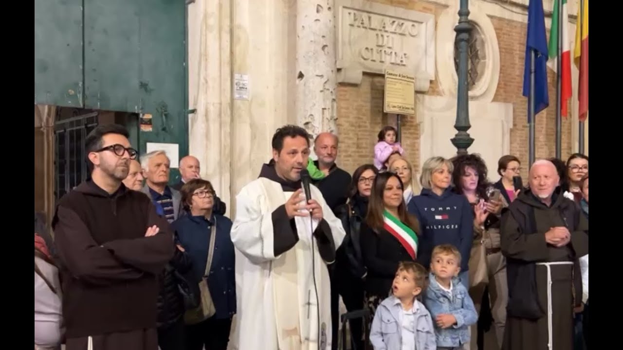 San Severo (Fg) Festa di San Francesco d'Assisi 2024  Saluti del Sindaco Lidya Colangelo