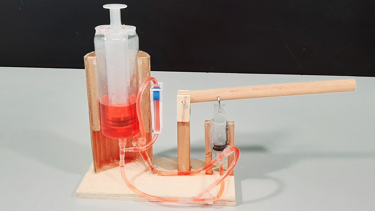 MAQUETA de GATO HIDRÁULICO - Muy fácil de hacer