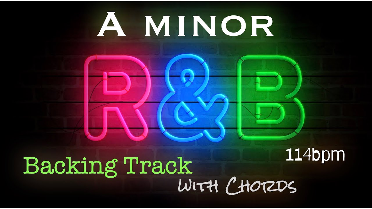 Classic Rhythm and Blues Backing Track in A minor - 114bpm