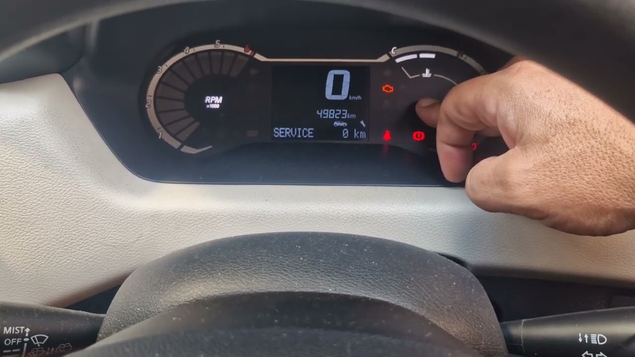 Nissan Magnite service reset 