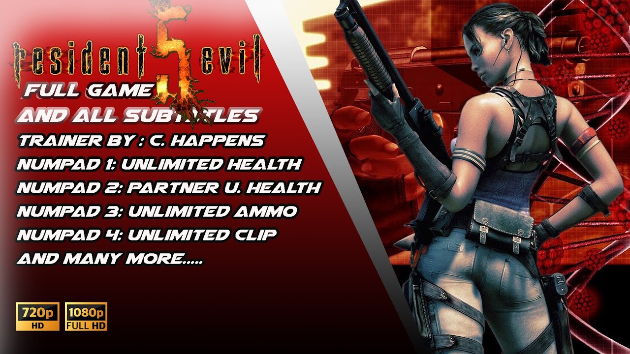 Resident Evil 5 Full Game + Trainer/ All Subtitles