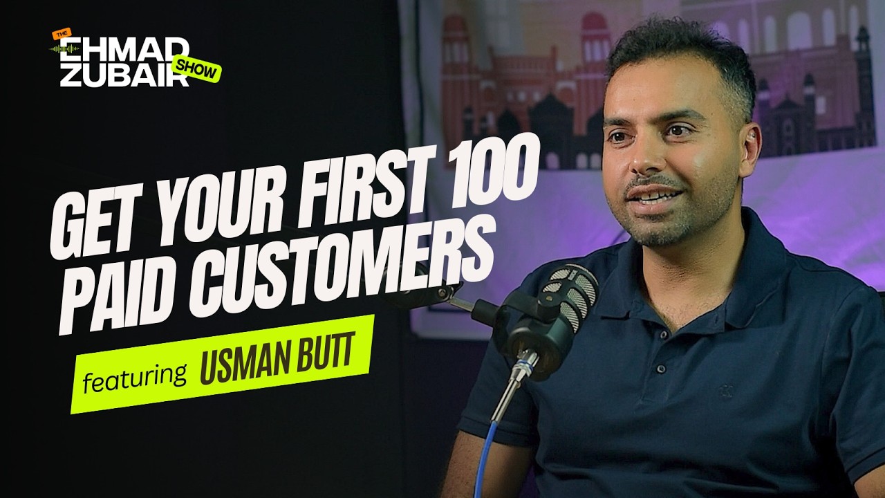 How to Market and Sell a SaaS Product from Scratch in 2024 | The Ehmad Zubair Show ft. Usman Butt