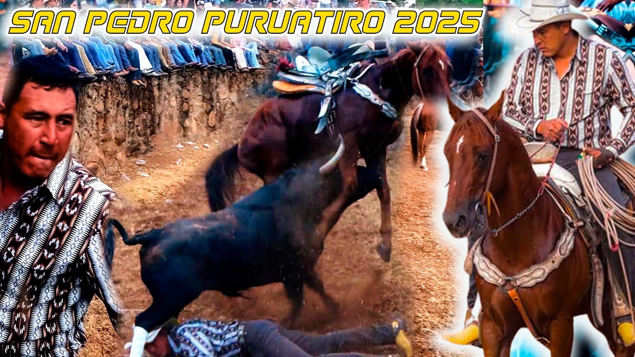 Jugada de T3rror En San Pedro Puruatiro 2025 Es Alcanzad0 Iván Alcantar y Su caballo