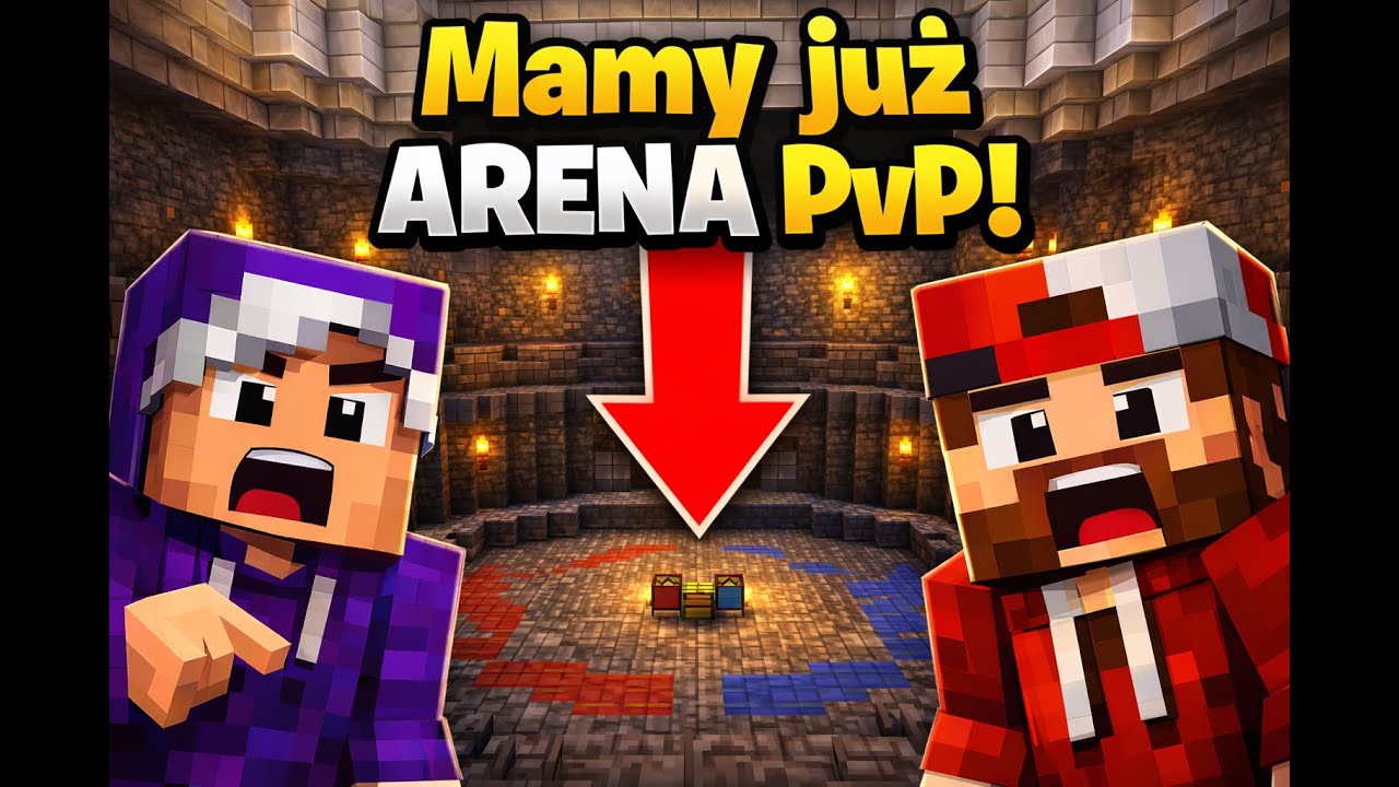 Zbudowaliśmy arenę PvP z BEDROCKA… 😱