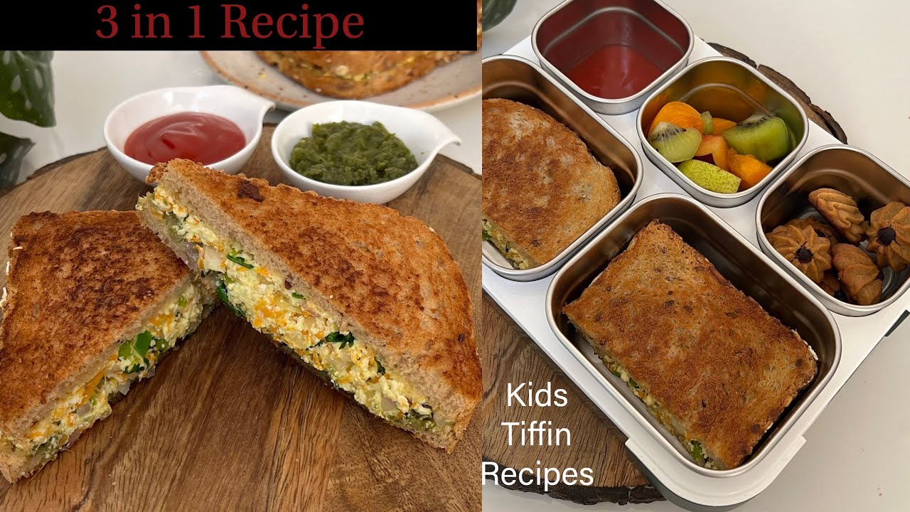 बच्चों का Tiffin हो या कुछ Healthy टेस्टी खाना हो तो इस 5 min Recipe को Try करना Paneer Sandwich