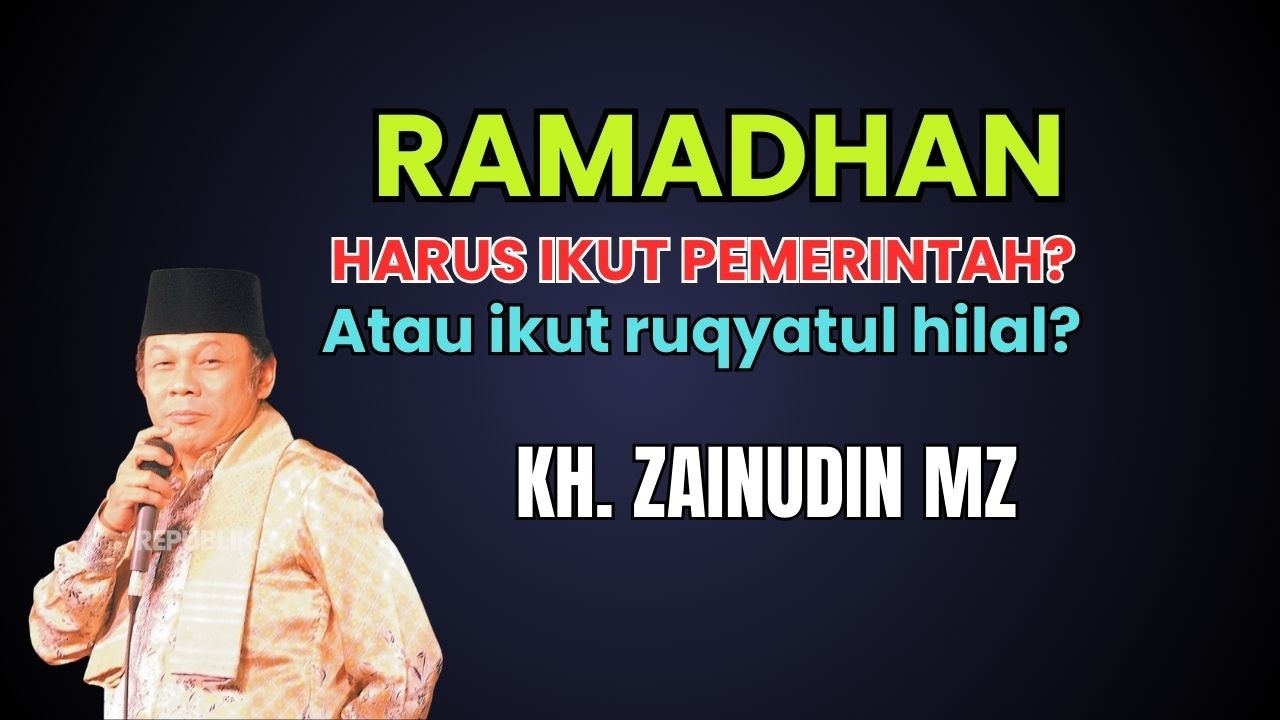 🔴RAMADHAN 2026?‼️| IKUT PEMERINTAH ATAU RUQYATUL HILAL | CERAMAH LUCU KH ZAINUDIN MZ 😆