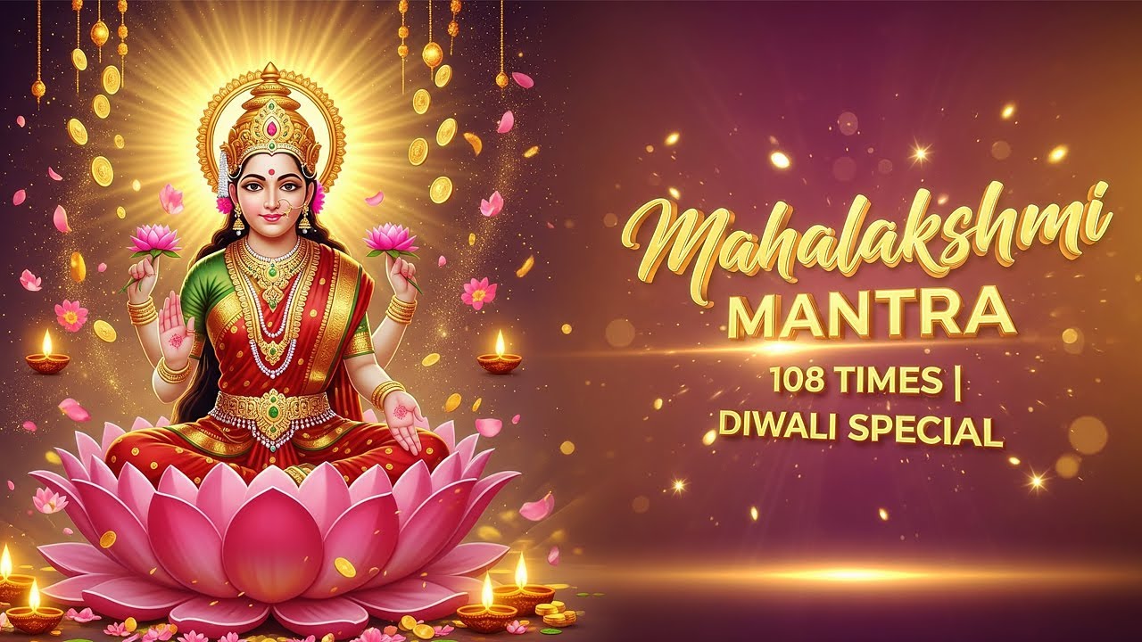 💰 Mahalaxmi Mantra 108 बार | धन और सुख समृद्धि पाने का दिव्य मंत्र | Diwali 2025 Special
