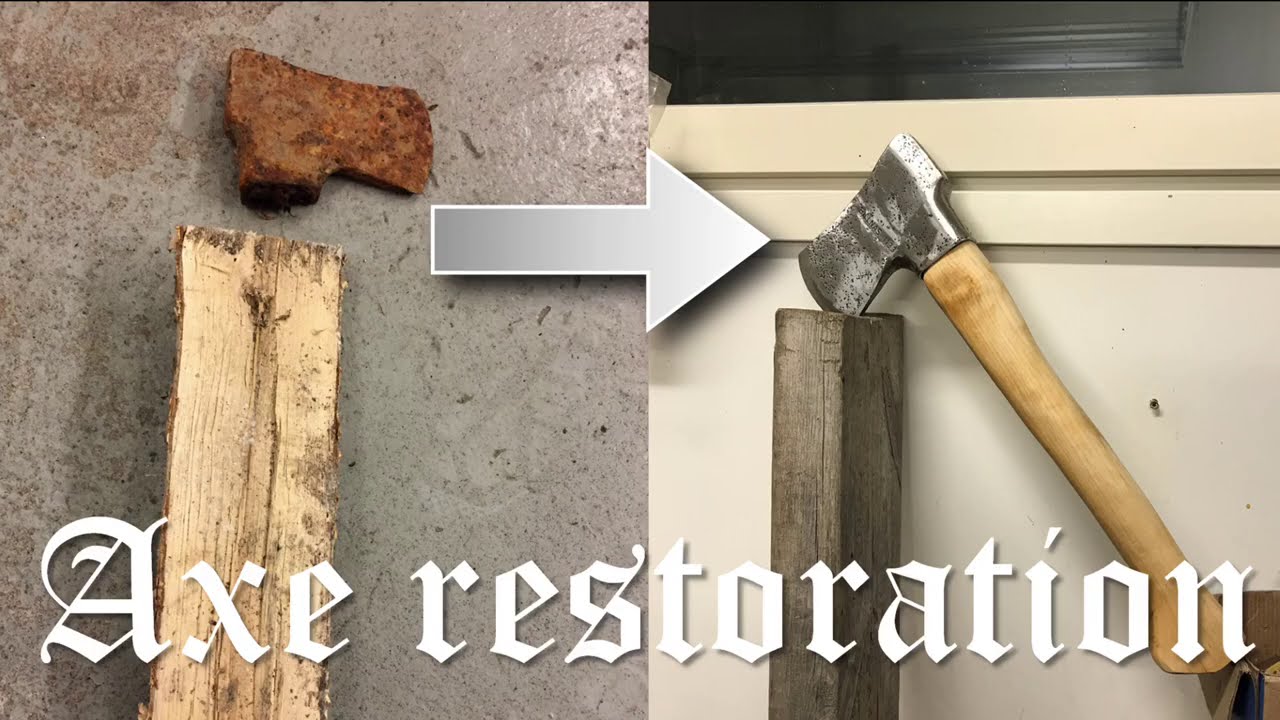 Vanhan Billnäs kirveen restaurointi | Old Axe restoration