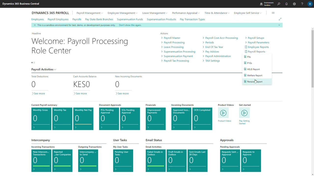 Dynamics 365 Payroll