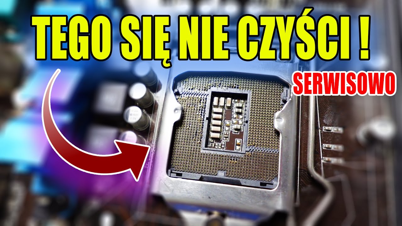 Czyszczenie socketu płyty głównej to zły pomysł...