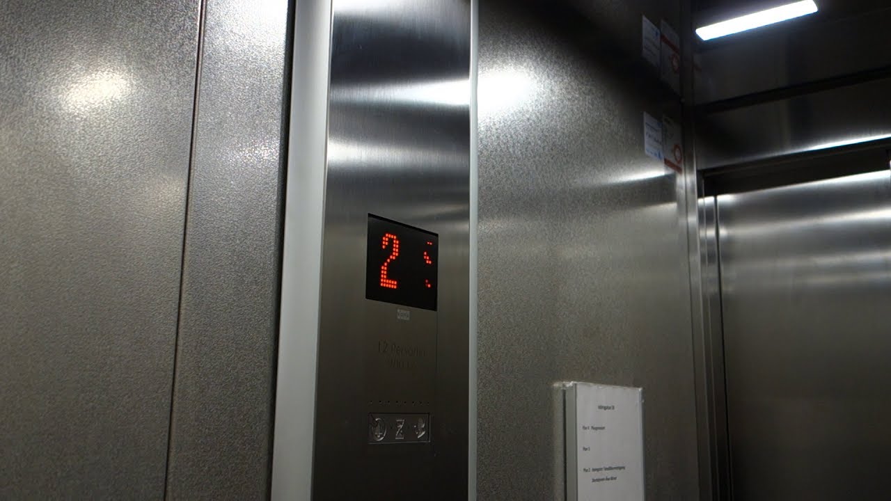 2014 KONE MiniSpace traction elevator @ Holmgatan 30, Falun, Sweden.