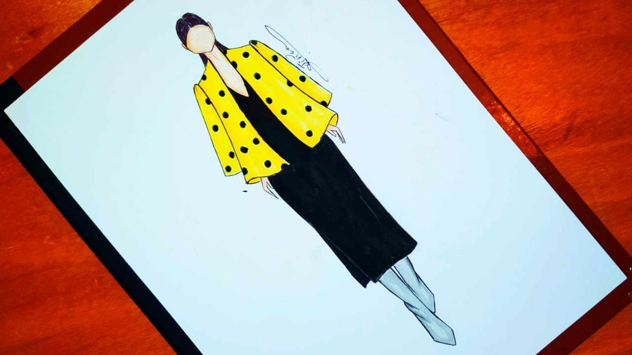 تعلم رسم ازياء كاجوال سهلة 2 | Dessin de mode