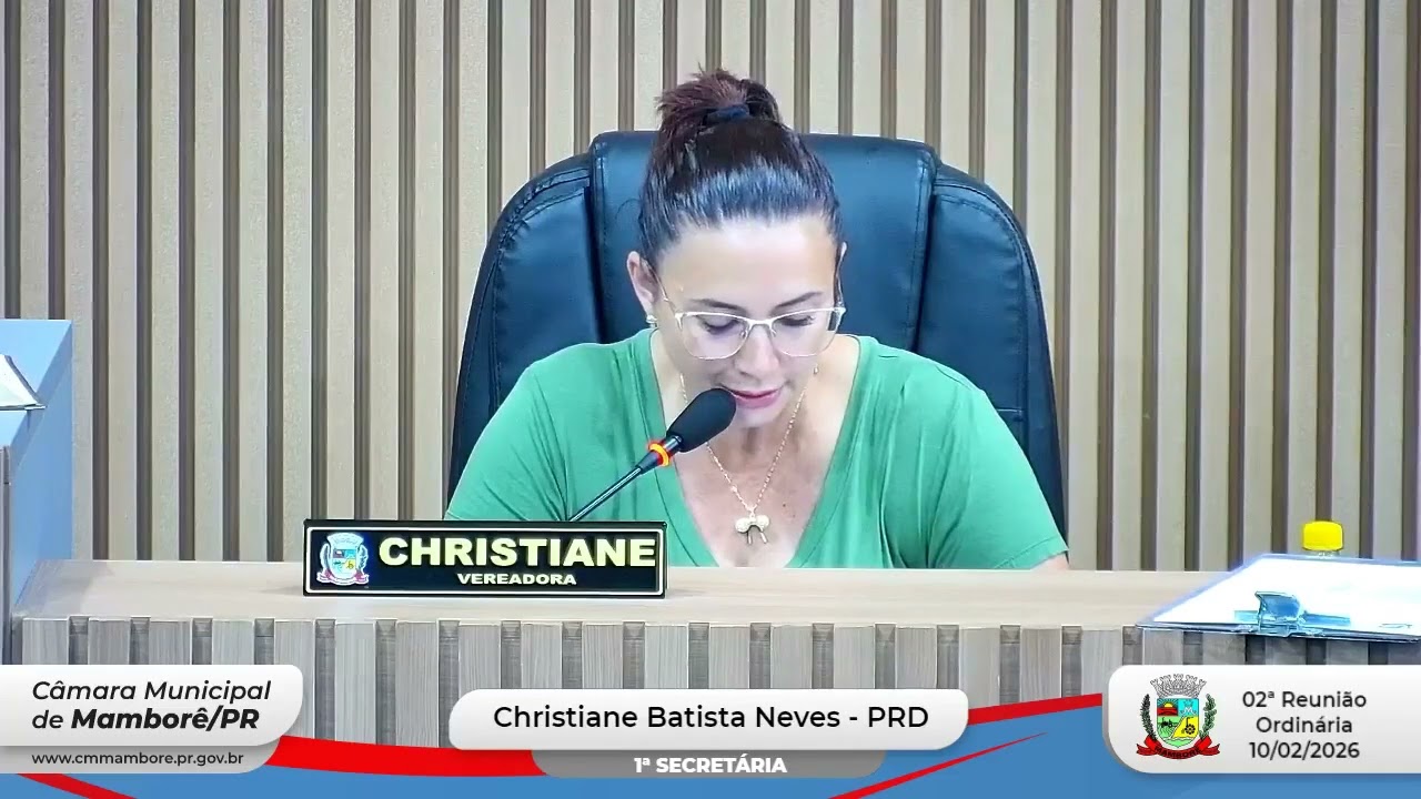 REUNIÃO PLENÁRIA ORDINÁRIA 10/02 /2026