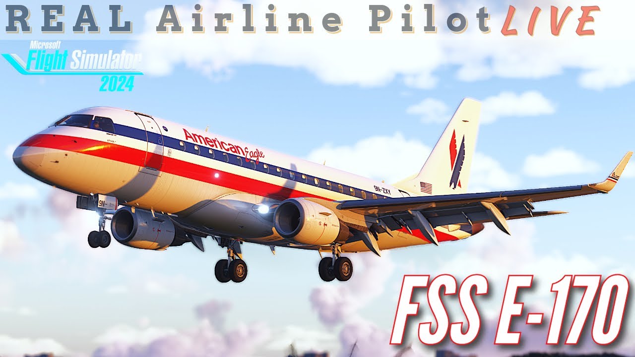 Regional OPS | Embraer E170 | MSFS24 Compatible | Real Airline Pilot | 